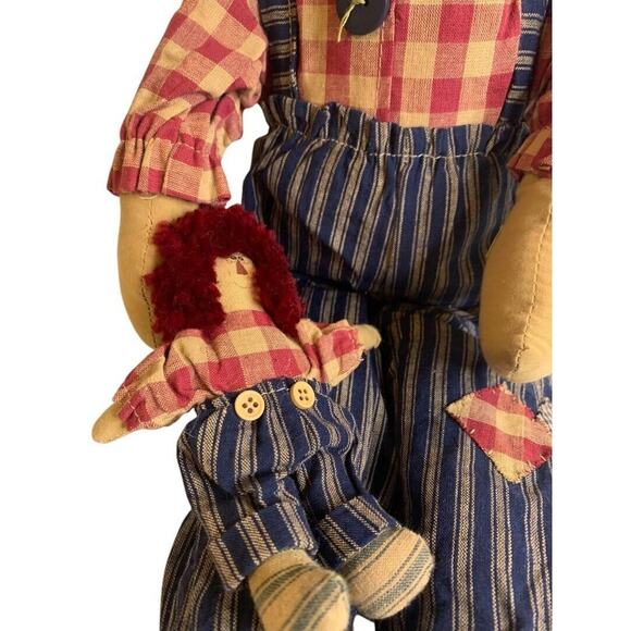 Victorias Country Home Rag Doll Primitive Look Raggedy Andy 23 Inch - Picture 3 of 7